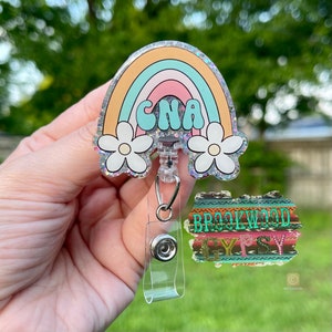 Certified Nursing Assistant Badge Reel,CNA badge Reel,Medical Badge Reel,Cute Badge Reel,NA Badge Reel,CNA Gift,Rainbow Badge Reel