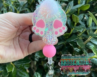 Easter Badge Reel,Bunny Badge Reel,Bunny Butt Badge Reel,Holiday Badge Reel, Nurses Badge Reel,Easter Bunny Badge Reel,Easter Gift