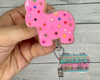 Circus Animal Badge Reel,Animal Badge Reel,Cookie Badge Reel,Cute Badge Reel,Nurses Badge Reel,Nurses Gift,Medical Assistant Badge,Sprinkle