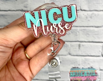 NICU Nurse Badge Reel,Neonatal Intensive Care Unit,NICU badge Reel,Nurses Badge Reel, Nurses Gift,Medical Badge Reel,Baby Badge Reel