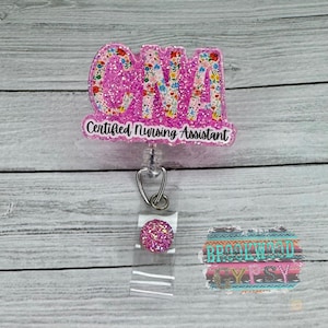 Certified Nursing Assistant Badge Reel,CNA badge Reel,Medical Badge Reel,Cute Badge Reel,NA Badge Reel,CNA Gift,Rainbow Badge Reel