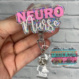 Neuro Nurse Badge Reel,Neurology Nurse Bade Reel,Neurologist Nurse Badge Reel, Medical Badge Reel,Nurses Badge Reel, Personalized Badge Reel