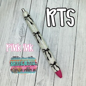 Glitter Pens,Coquette Bow Pen,Glitter Gel Pen,Ink Joy Pens,Custom Glitter Pens,Nurses Pen,Teachers Pen,Office Gel Pens,Coquette Bows