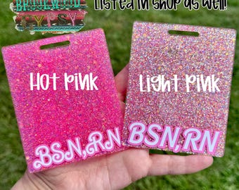 Badge Buddy,Matching Badge Buddy,Nurse Badge Buddy,Girly Badge Buddy,Custom Badge Buddy,Glitter Badge Buddy,ID Badge Buddy,ID Tag Accessory