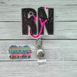 RN Badge Reel,Registered Nurse Badge Reel,Nurse Badge Reel, Medical Badge Reel,Glitter Badge Reel,RN Gift,Registered Nurse Gift,Nurses week