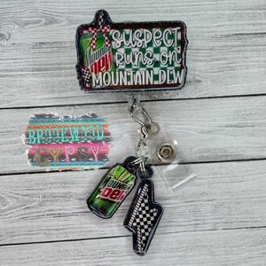 Suspect Runs On Badge,Lightening Bolt,Nurses Badge Reel,Cute Badge Reel,Soda Badge Reel,Drink Badge Reel,Girly Badge reel,Retractable Reel