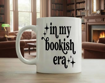 Taza de café de cerámica "En mi era literaria"