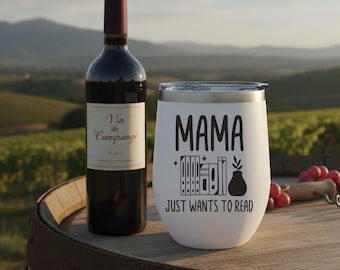 Mamá solo quiere leer el vaso de vino