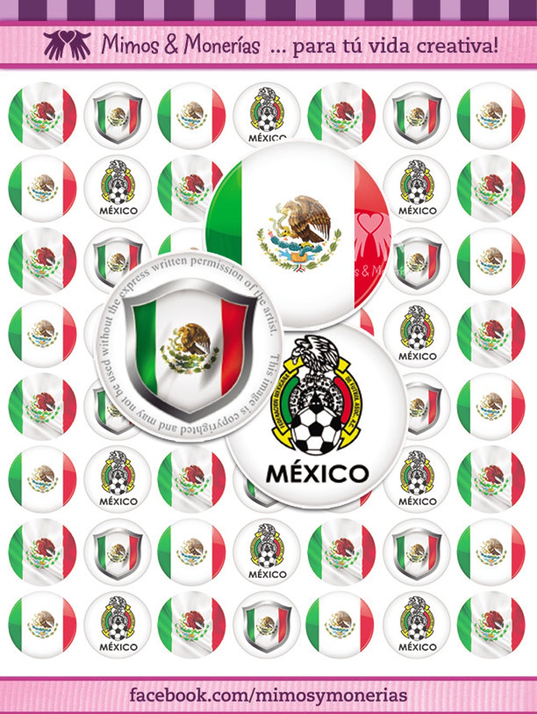 mexican-flag-bottle-cap-images-fifa-2018-mexico-flag-1-inch-circle-digital-printable-instant-download-etsy