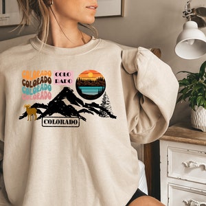 Colorado Crewneck, Cute Colorado Gift, Colorado Hoodie, Colorado Gift, Cute Women&#39;s Colorado Shirt, Colorado Attire, Cozy Sweater