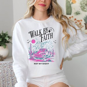 Boho Christian Sweatshirt Fall Christian Crewneck Jesus Shirts Religious Shirts Christian Cowgirl Shirt Retro Christian Shirt Bible Verse