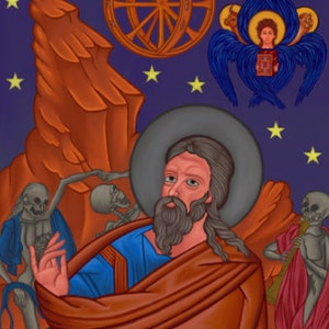 Prophet Ezekiel Byzantine icon