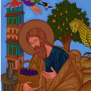 Prophet Jeremiah Byzantine icon