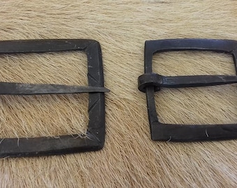 medieval wrought iron buckle