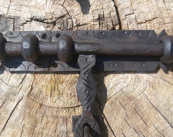 Handcrafted wrought iron locks, made by hand