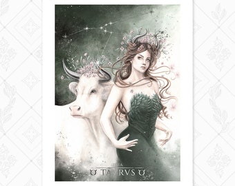 Taurus - Small Print - Open Edition Gicleé Print