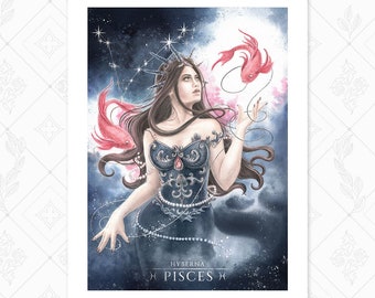 Pisces - Small Print - Open Edition Gicleé Print