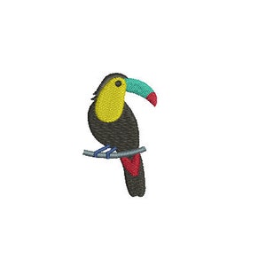 9 Sizes-Mini Toucan2-Machine Embroidery Design--Instant download