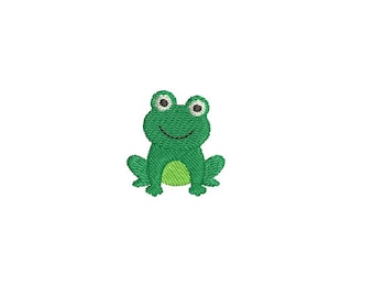 frog embroidery