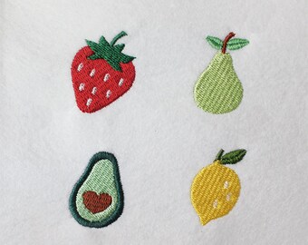 Avocado Embroidery Etsy