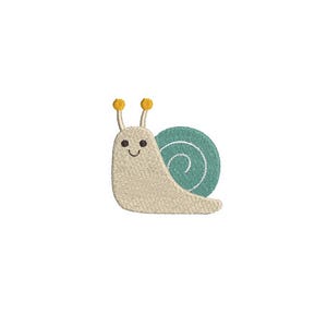 9 Sizes--Mini Snail--Machine Embroidery Design--Instant download