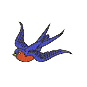 Swallow--Machine Embroidery Design