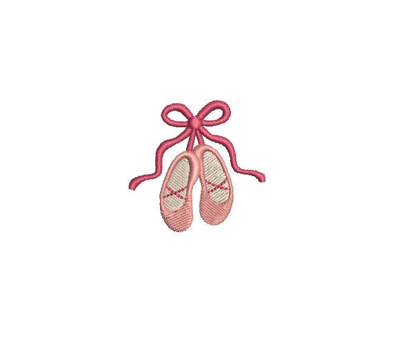 11 Sizesmini Ballet Shoes machine Embroidery Etsy