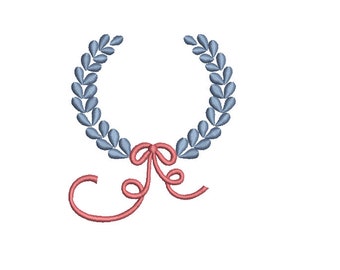 Machine Embroidery Design / Monogram Frame / Carol Guy - Etsy