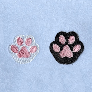 Mini pata de gato (8 tamaños) - Diseño de bordado a máquina - Descarga instantánea
