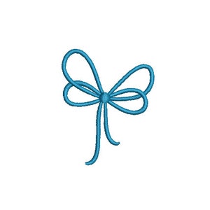 9 Sizes--Mini Bow 2--Machine Embroidery Design--Instant download