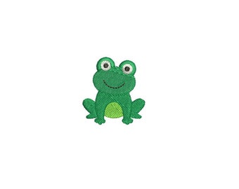 12 tailles-Mini grenouille--motif de broderie Machine--téléchargement instantané