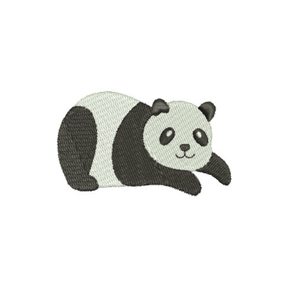 10 Sizes--Mini Panda2--Machine Embroidery Design--Instant download