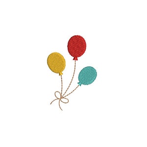 9 Sizes--Mini Balloons--Machine Embroidery Design--Instant download