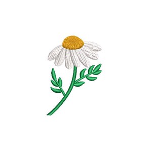 9 Sizes--Mini Daisy 4--Machine Embroidery Design--Instant download
