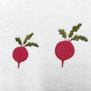 7 storlekar -- Mini Beet -- Maskinbroderidesign -- Direkt nedladdning