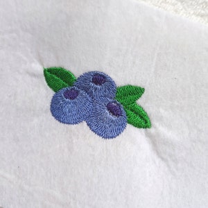 7 サイズ - ミニブルーベリー - 機械刺繍デザイン - 即時ダウンロード