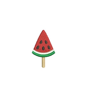 7 Sizes-Mini Watermelon Ice Cream--Machine Embroidery Design--Instant download