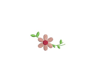 8 Sizes-Mini Flower-Machine Embroidery Design--Instant download