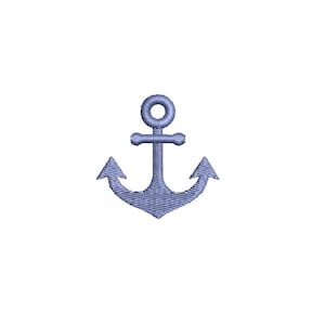 11 Sizes--Mini Anchor--Machine Embroidery Design--Instant download