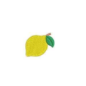 11 Sizes--Mini Lemon--Machine Embroidery Design--Instant download