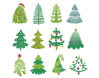 Christmas Tree--Machine Embroidery Design