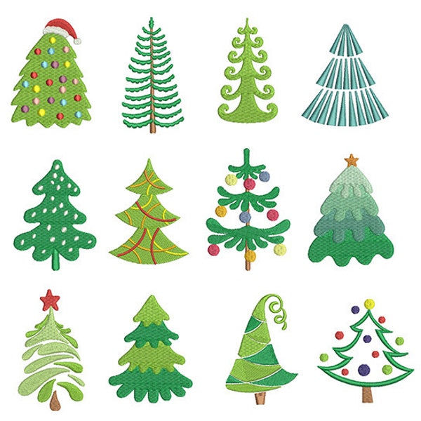 Christmas Tree--Machine Embroidery Design