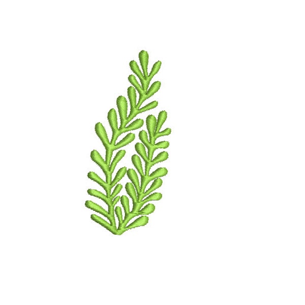 Mini Seaweed--10 Sizes--Machine Embroidery Design--Instant download
