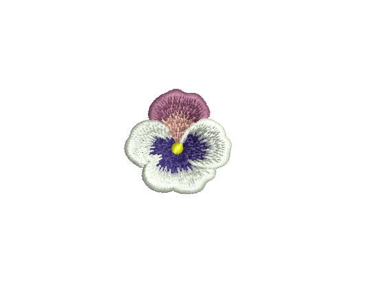 5 Sizes-mini Pansy --machine Embroidery Design--instant Download - Etsy