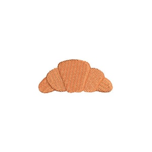 7 tamaños - Mini croissant - Diseño para bordado a máquina - Descarga instantánea