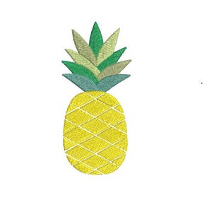 10 maten-ananas--Machineborduurontwerp--Directe download