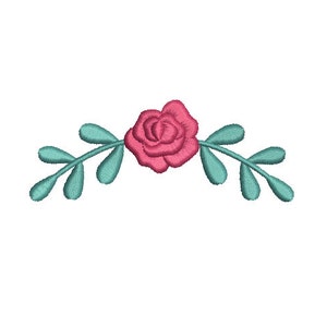 6 Sizes--Rose Border--Machine Embroidery Design--Instant download