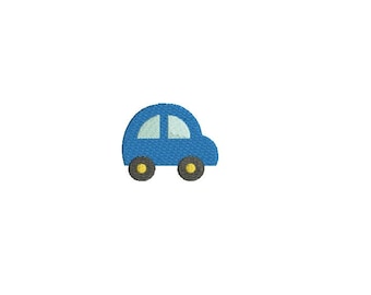 11 misure - Mini auto - Disegno per ricamo a macchina - Download immediato