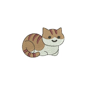 9 taglie - Mini Cat2 - Disegno per ricamo a macchina - Download immediato