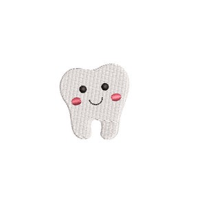 8 Sizes--Mini Tooth--Machine Embroidery Design--Instant download